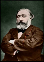 Portrait of Leon Gambetta (1838-1882), French statesman